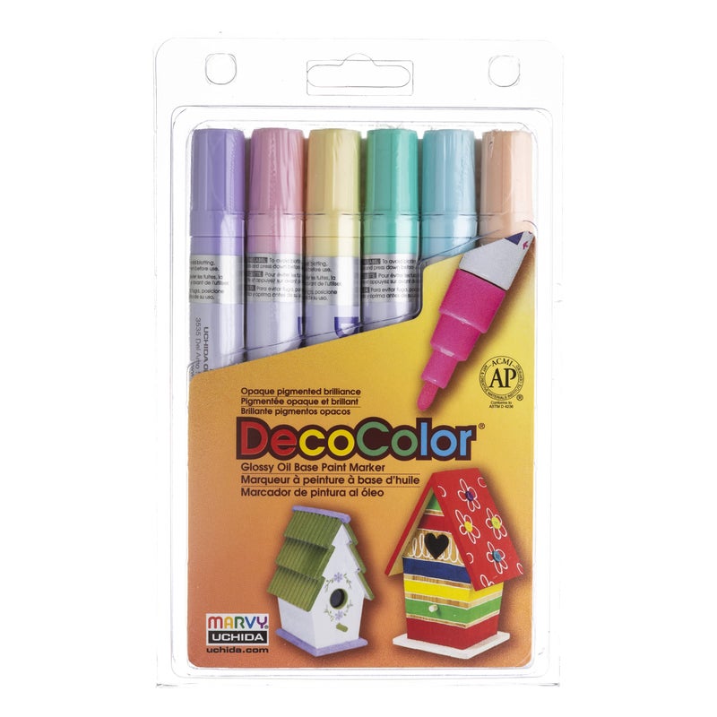 Marvy Uchida Marvy DecoColor Glossy Oil Base Paint Markers - Image 1